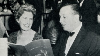 Walt & Lillian at the 1954 Oscars