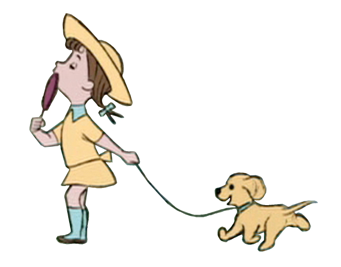 Michael Sporn Animation – Splog » Little Girl w/puppy Walk